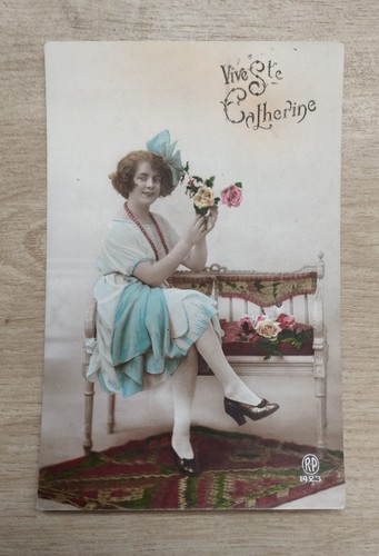 Cpa vive sainte - vive, catherine