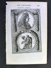 GRAVURE Portrait buste Louis