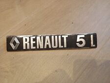 Renault 5L Automobile, Emblème, logo, insigne,  Monogramme,