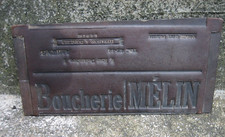 Ancienne plaque matrice