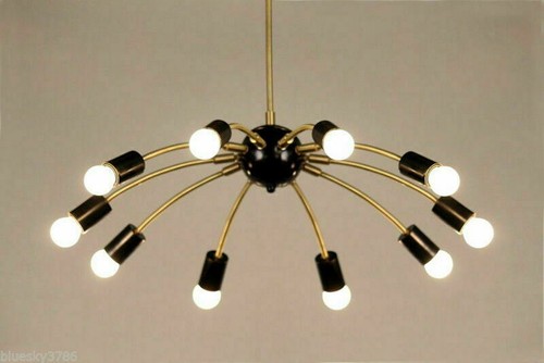 Lustre sputnik noir - lustre, bras