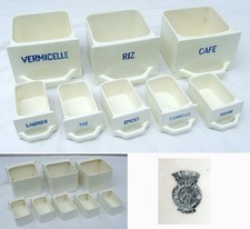 TIROIR A EPICES EN PORCELAINE - BADONVILLER - CUISINE - VINTAGE - ANCIEN