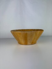 Ancien Saladier, Corbeille à Fruit en bois de Bambou, Art de la Table Vintage 