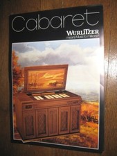 Wurlitzer Juke Box "Cabaret"   Flyer publicité