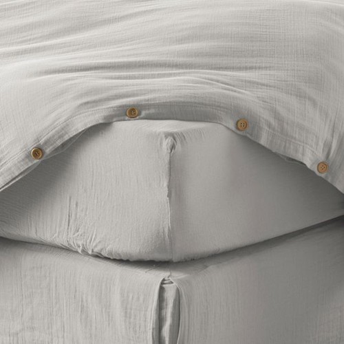 Drap housse 180x200 gaze - cm, en