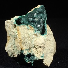 Cérusite sur Malachite - Palabanda - M'Fouati - Congo - 5 x 4,5 cm