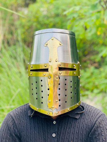 Casque chevalier croisé - casque, de
