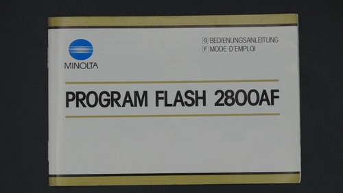 Minolta program flash 2800af - minolta,