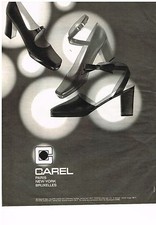 PUBLICITE  1971   CAREL  chaussures
