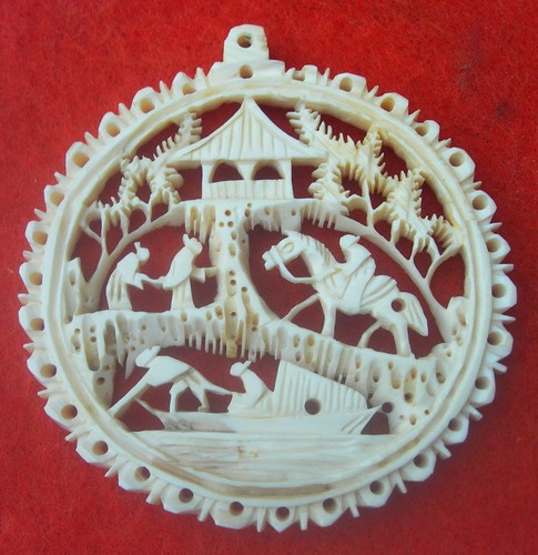 Ancien pendentif chinois - ancien,