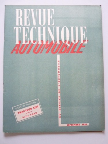 Rta revue technique - revue, automobile