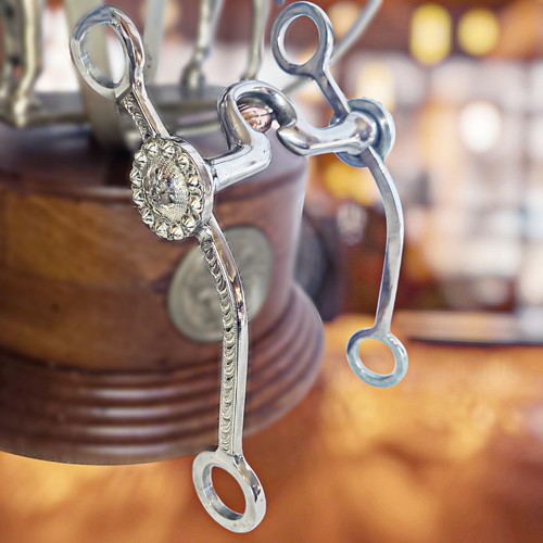 Berry silver concho slimline - berry,