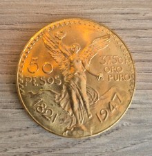 Pièce Or 50 pesos