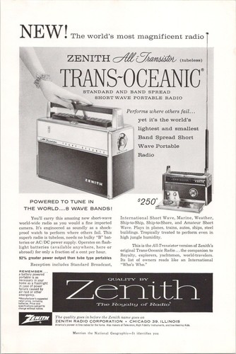Zenith trans oceanic - zenith, trans-oceanic