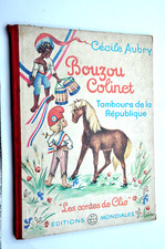 Ancien livre musical enfant BOUZOU COLINET Tambours République 1962, vinyle 45T