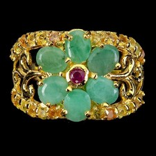 925 Bague en Argent Ovale