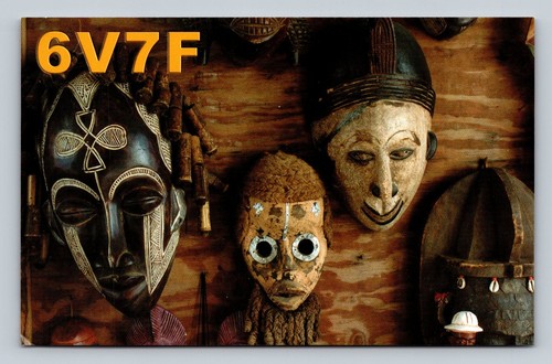 Ham radio qsl - ham, 6v7f