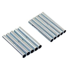 Lot de 10 connecteurs pour poteaux de tente, tubes métalliques professionnels
