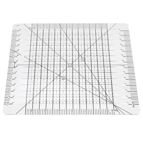 Règle découpe carrée - règle,