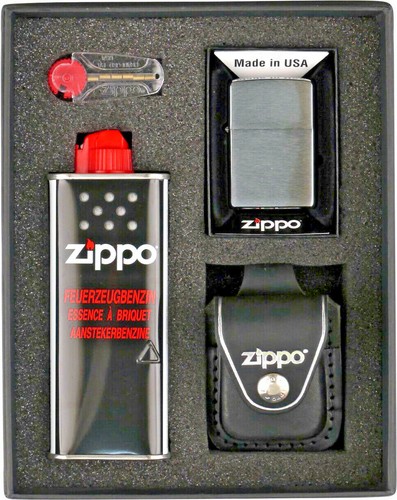 Zippo lot chrome brossé - /, /