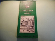 MICHELIN CARTE GUIDES VERT CHATEAUX DE LA  LOIRE 1956 MAPS KARTE CARTOLINA