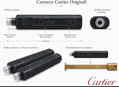 Cartier cartouches encre pour - cartouches,