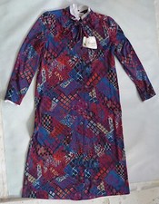 Margaret Sélection création robe vintage imprimée années 50/60 neuve taille 40