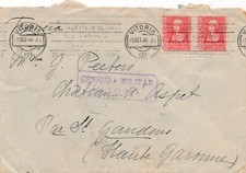 LETTRE ESPAGNE GUERRE CIVIL