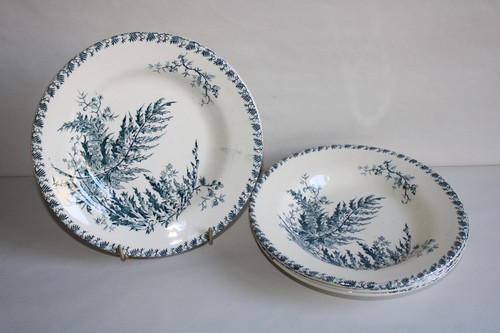 Assiettes creuses anciennes - assiettes,