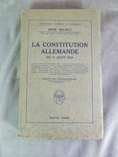 LA CONSTITUTION ALLEMANDE DU