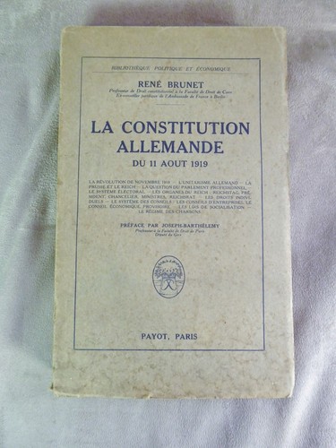 Constitution allemande du - constitution,