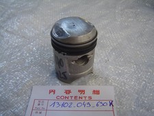 Piston avec segments montés