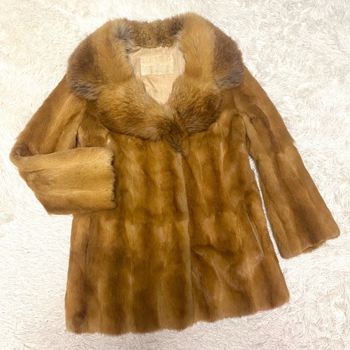 Veste manteau fourrure
