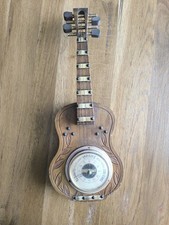 Baromètre En Forme De Violon Ou De Guitare À Restaurer
