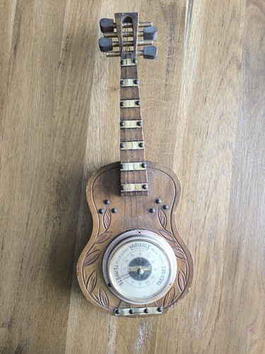 Baromètre forme violon - baromètre, en