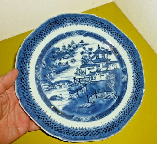 Ancienne assiette chinoise - ancienne,