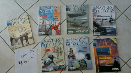 Lot magazines navires - lot, magazines-navires