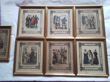  7 lithographies gravures  XIX