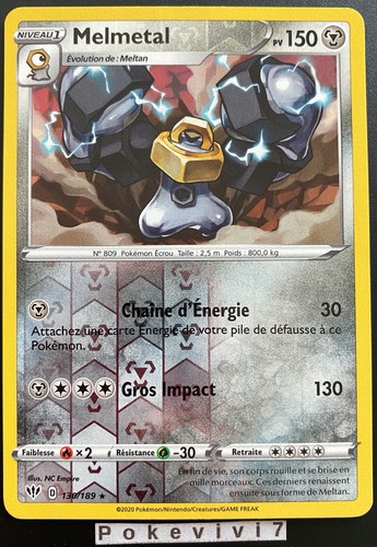 Carte pokemon melmetal - pokemon, 130/189