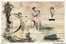 AVMP10-0868-ENFANT - DES FILLES AVEC DES INSTRUMENTS DE MUSIQUE