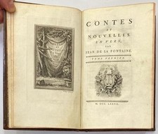 LA FONTAINE. Jean de. Contes