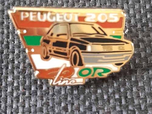 Pin neuf peugeot 205 color - peugeot,