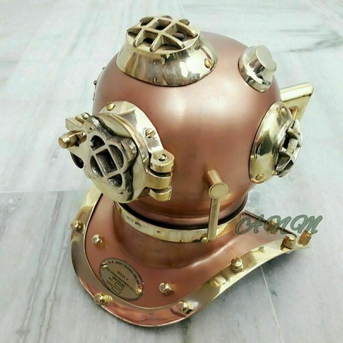 Casque plongée laiton - casque,