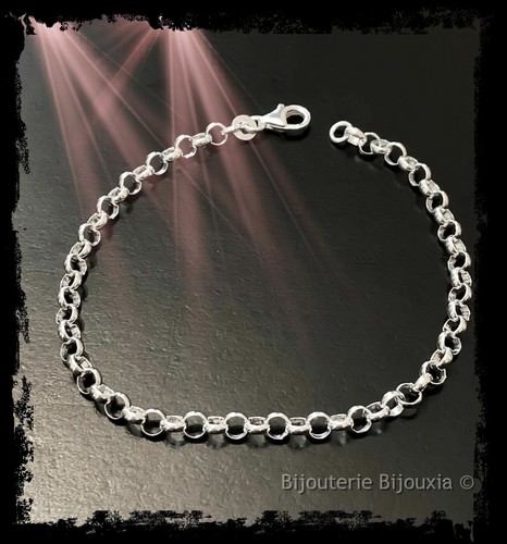 Bracelet maille jaseron - maille,