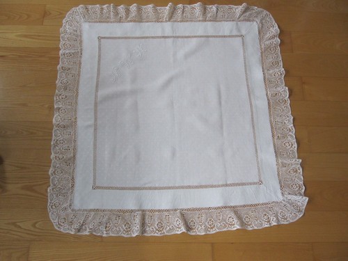 Antique edwardian white linen - antique,