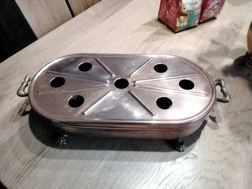 Chauffe plat cuivre - plat, annee
