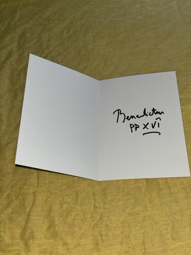 Carte dédicacée autograph - carte,