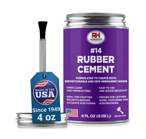Rubber cement crafting - 4,