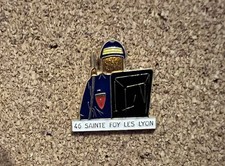 PIN'S LAPEL PIN PINS POLICE NATIONALE BOUCLIER CRS N°46 SAINTE FOY LES LYON