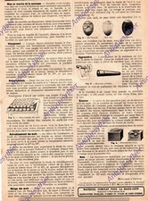 COUVEUSE ARTIFICIELLE CHARGEMENT CONDUITE OEUF ARTICLE DE PRESSE 1927
